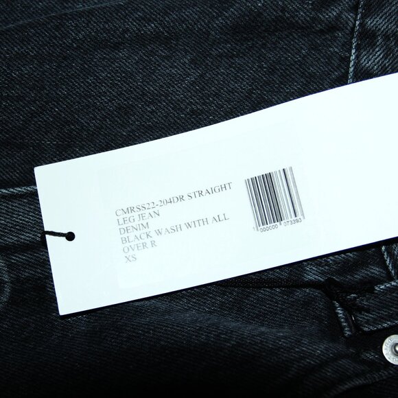 BNWT SS22 MARTINE ROSE ALL OVER LOGO JEANS XS - Picture 8 of 14